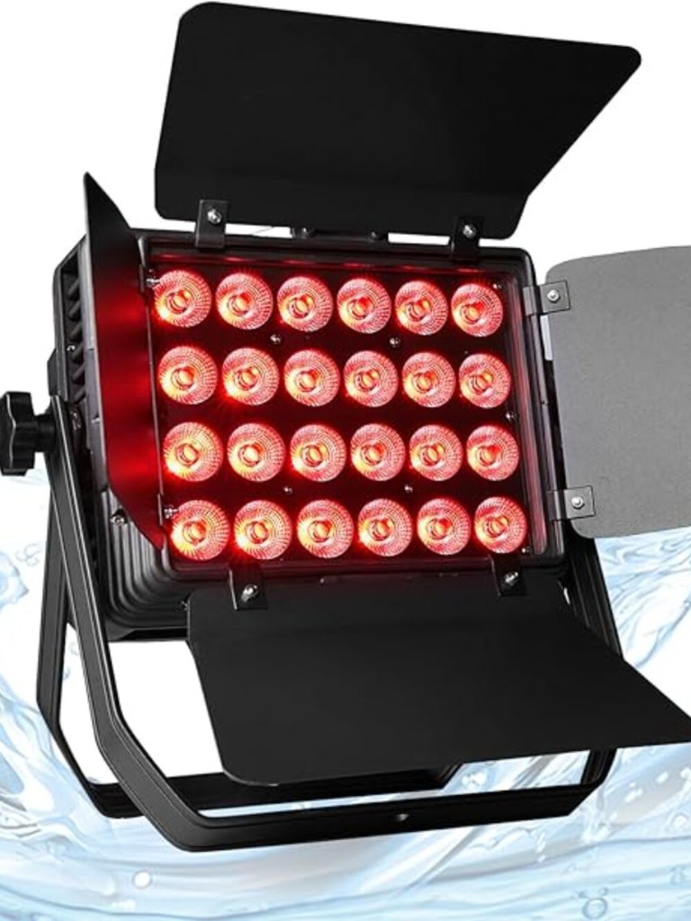 Par Light 300W LED Stage Lights IP65 Waterproof Outdoor RGBWAUV 6in1 Uplights